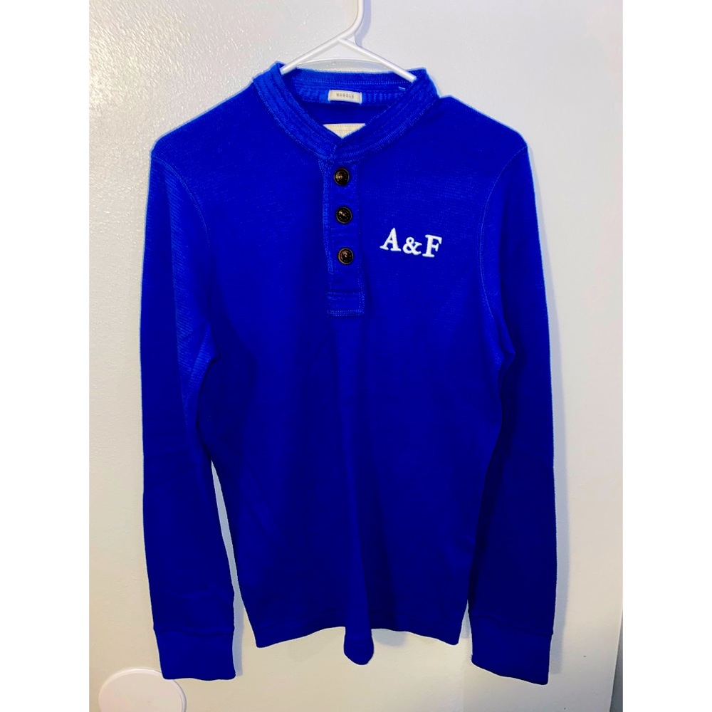 Blue Abercrombie & Fitch Lookout Mountain Tee NWT